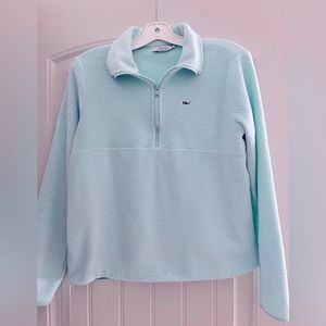 Vineyard vines women’s quarter zip Sherpa fleece